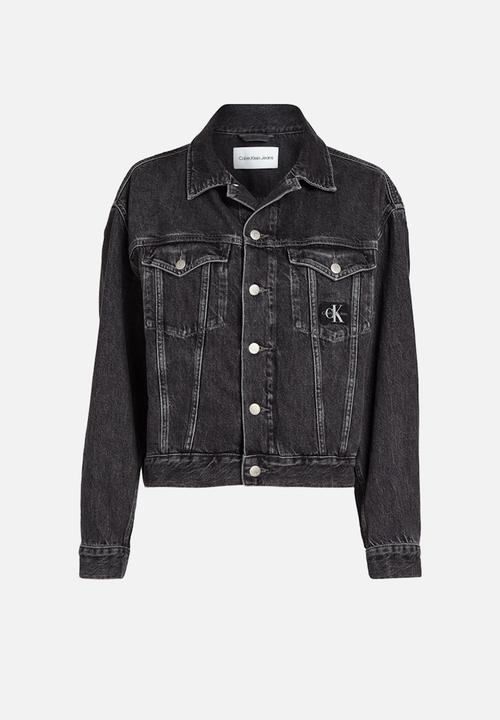 Calvin Klein - Boxy denim jacket - denim grey