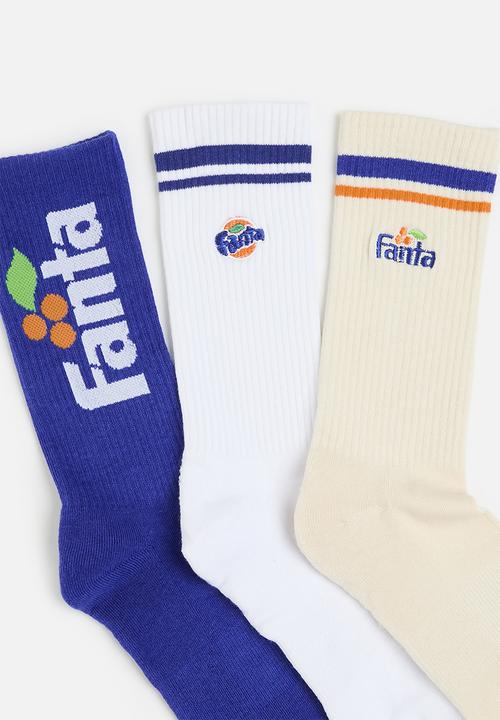 Foot-ies - Tanta retro sneaker sock 3 pack gift can - multi 