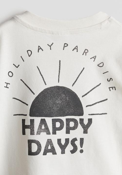 H&M - Cotton jersey T-shirt - white