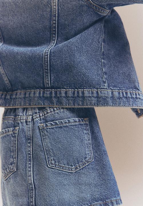 H&M - Keith Haring X H&M:  Denim skirt - blue