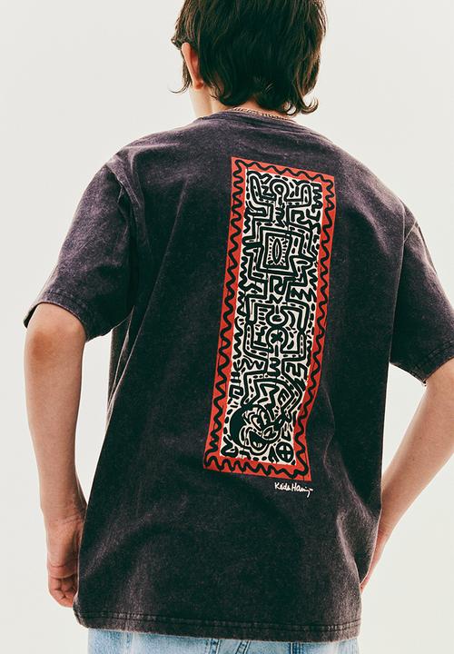 H&M - Keith Haring X H&M:  Printed t-shirt - grey,multi 