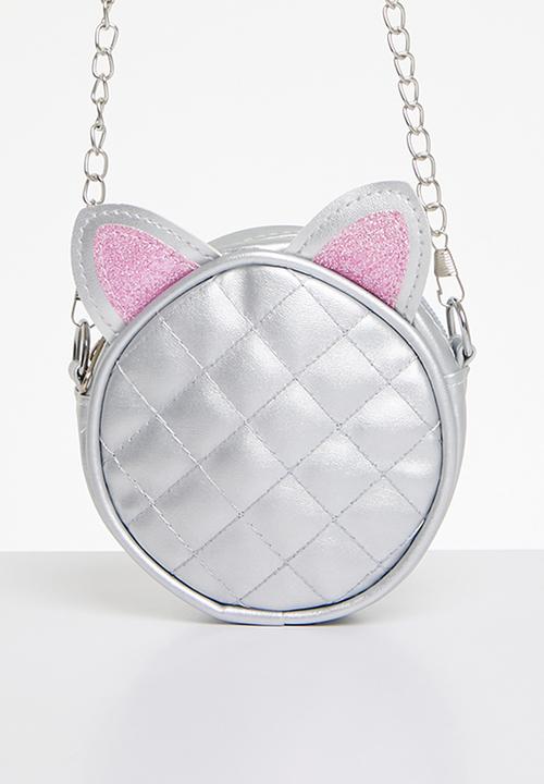 Pop Candy - Quilted crossbody bag - silver