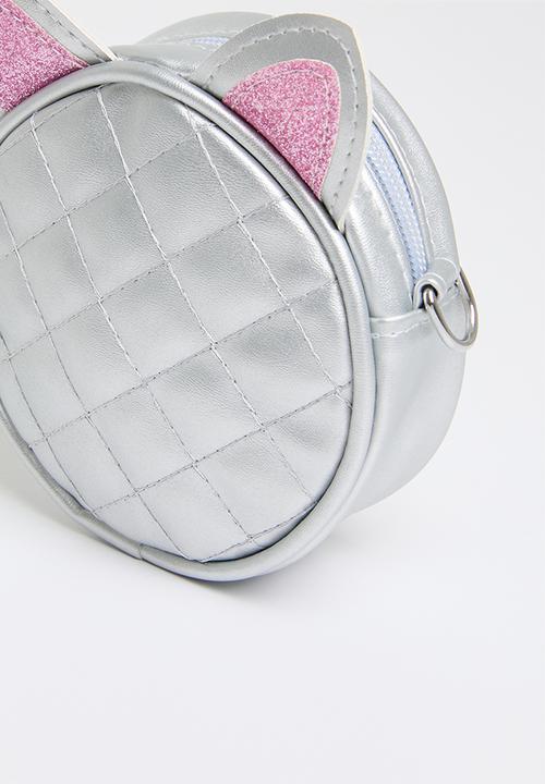 Pop Candy - Quilted crossbody bag - silver