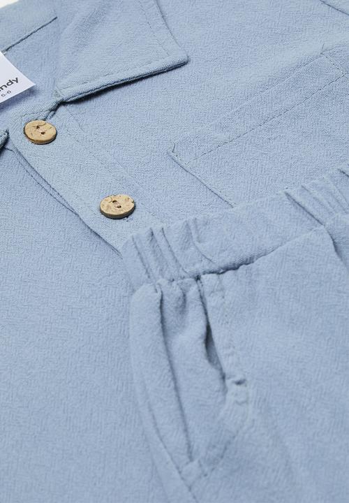 Pop Candy - Shirt & short set - blue