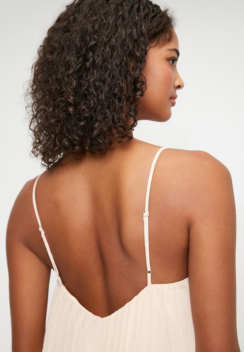 MILLA - Trapeze Maxi with Stiffening Hem Detail - Brazilian Sand