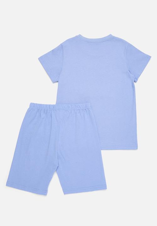 Pop Candy - Printed pj set-light blue