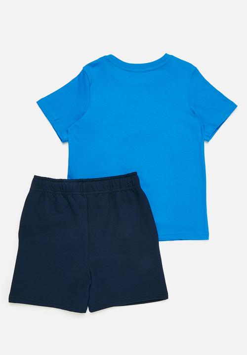 Pop Candy - Tee & short set - blue