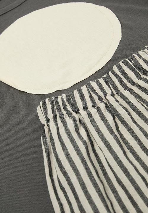 Pop Candy - Tee & short set - brown