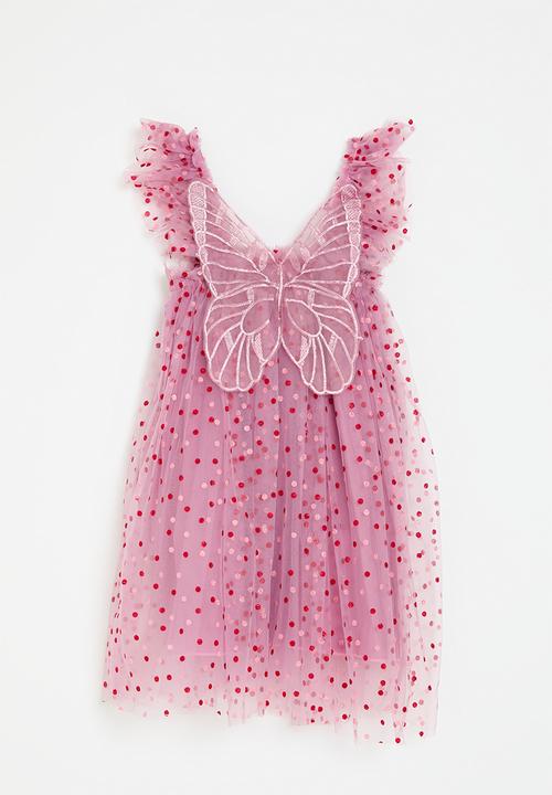 Pop Candy - Polka dot occasion dress - pink