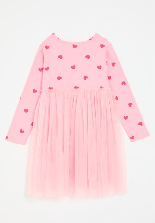 Pop Candy - Printed sweat dress-pink