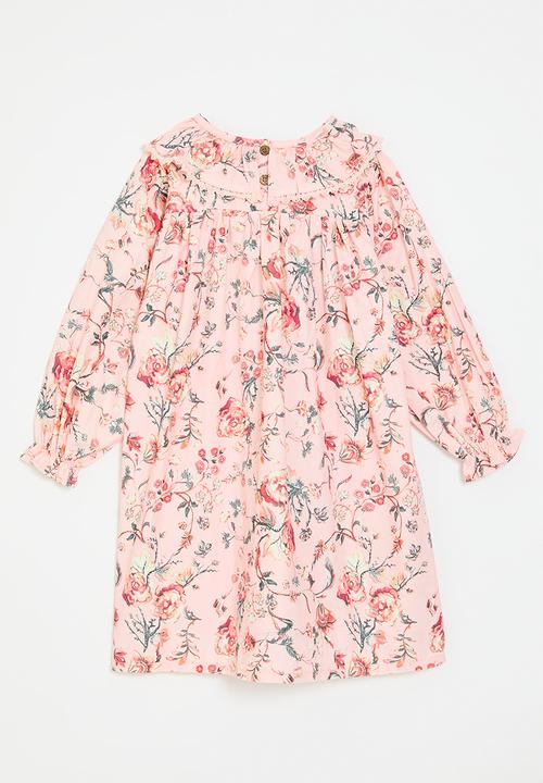 Pop Candy - Printed peter pan dress - pink