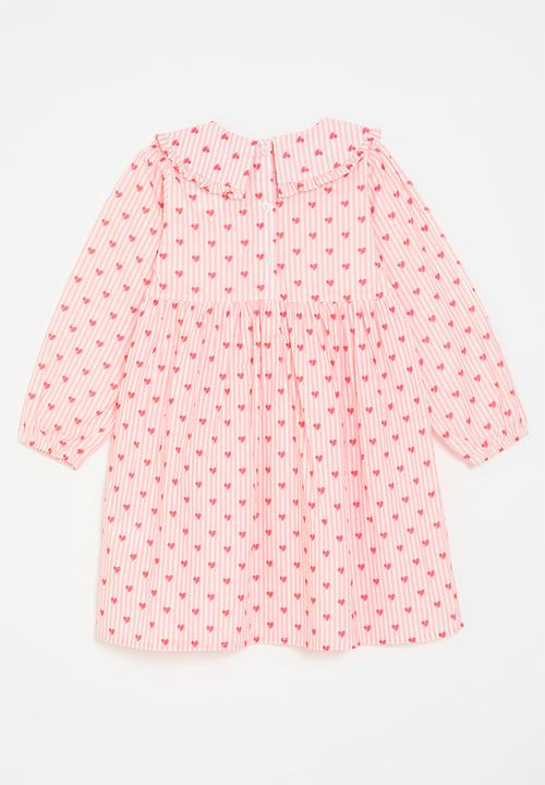 Pop Candy - Peter pan collar dress - pink