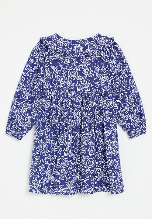 Pop Candy - Peter pan collar dress - blue