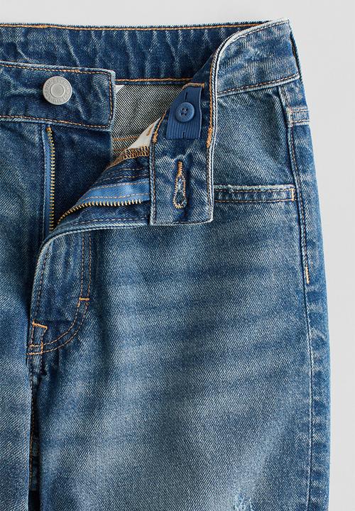 H&M - Loose fit denim shorts - denim blue