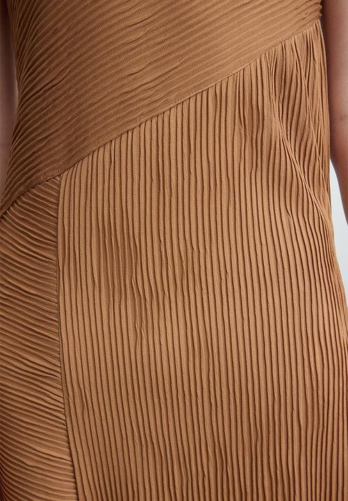 Trendyol - Knitted Undershirt  Dress - Camel