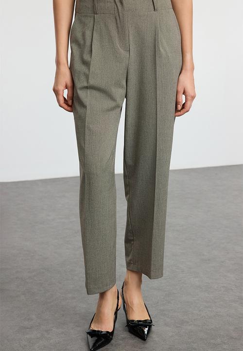 Trendyol - Vest-Trousers Set - Smoked
