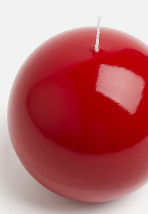 H&M - Round candle - red