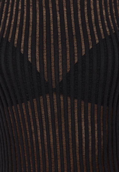 Trendyol - Transparent knitwear top - black