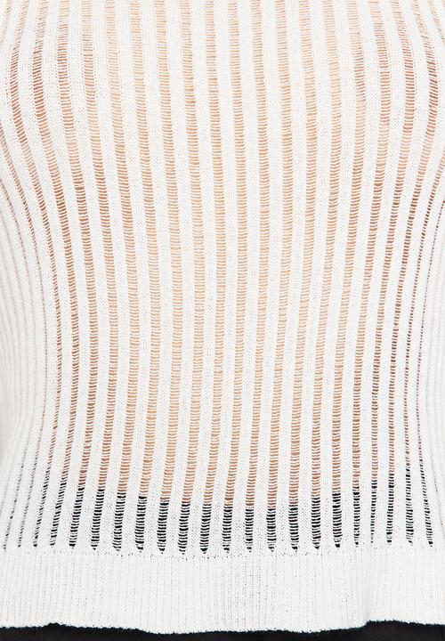 Trendyol - Transparent knitwear top - stone
