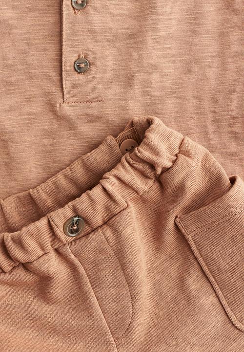 H&M - 2 Piece cotton jersey set - brown marl