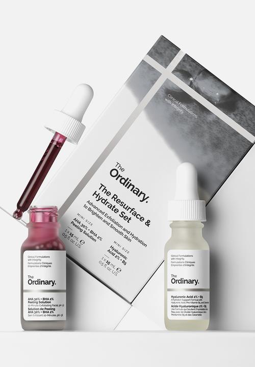 The Ordinary. - The Resurface & Hydrate Set