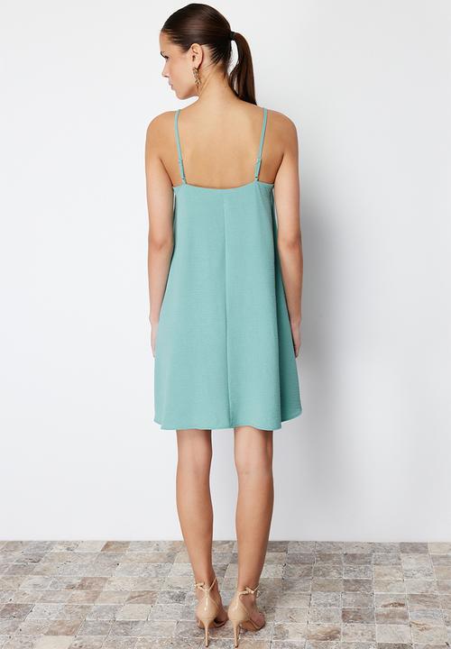 Trendyol - Strappy mini dress - green