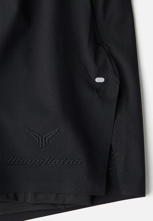 H&M - Double-layered sports shorts in drymove™ - Black
