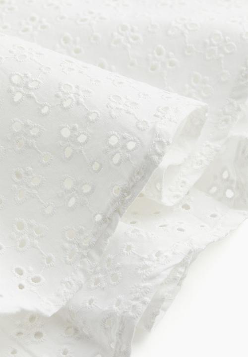 H&M - Flared mini skirt - white