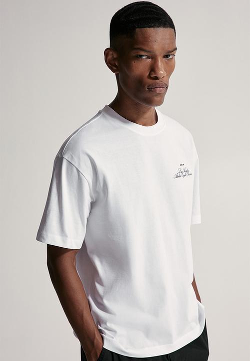 H&M - Loose fit printed t-shirt - white