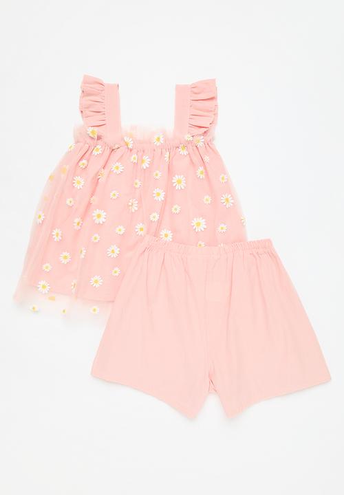 Pop Candy - Top & short set - pink