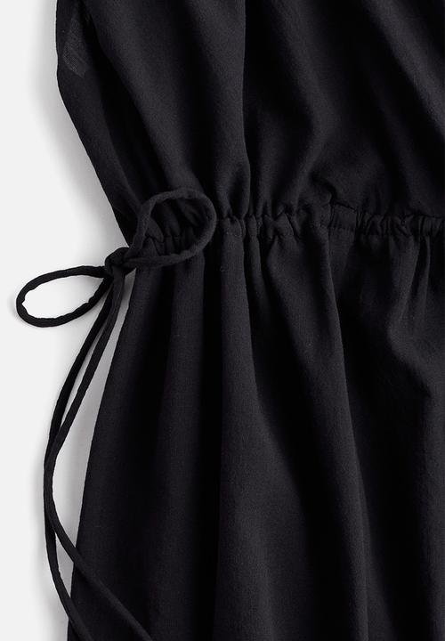 H&M - Oversized cotton dress - black