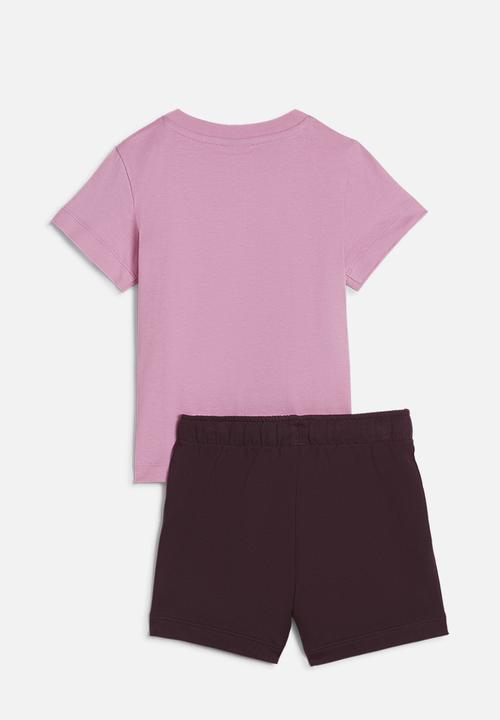 PUMA - Minicats Tee & Shorts Set - Mauved Out
