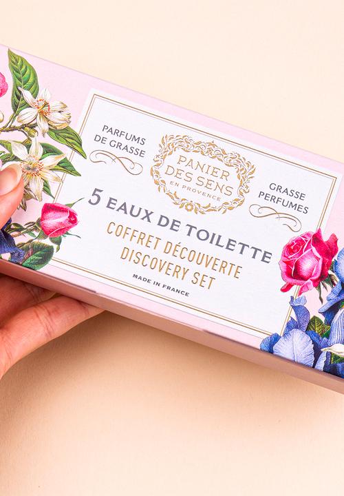Panier Des Sens - Discovery Set 5 Eaux de Toilette - Blooming Iris, Rose, Orange Blossom, Jasmin, Verbena
