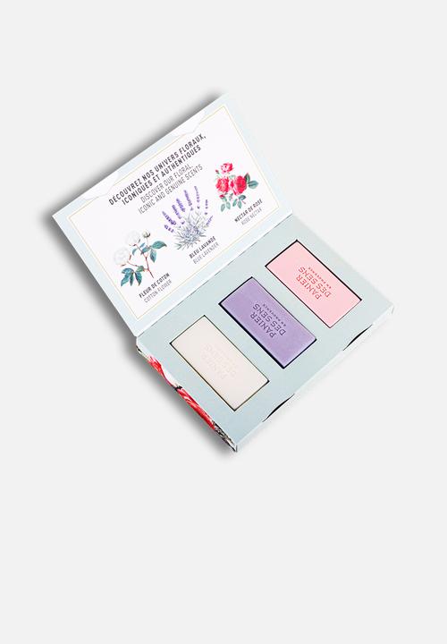 Panier Des Sens - Extra-Gentle Perfumed Soap Trio Set - Blue Lavender, Cotton Flower, Rose Nectar