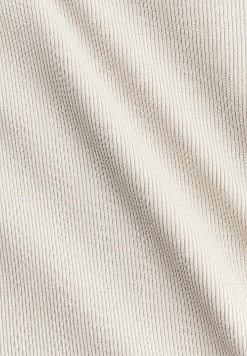 H&M - Fitted T-shirt - light greige 