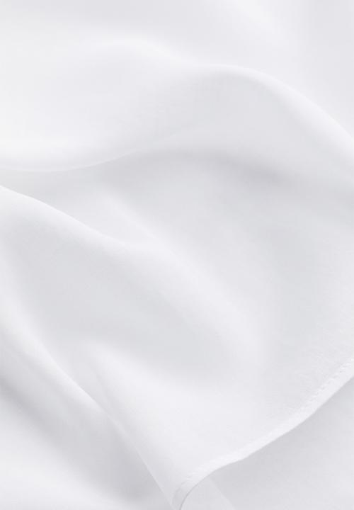 H&M - Button-top vest top - white