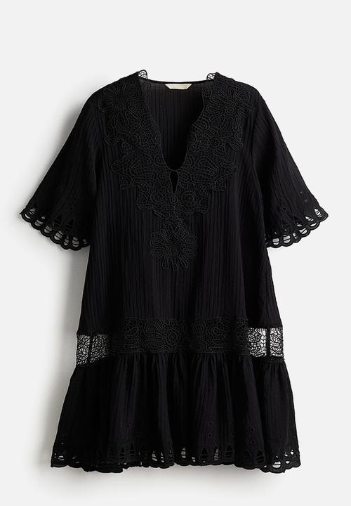 sachin and babi light blue dress Embroidered dress - black
