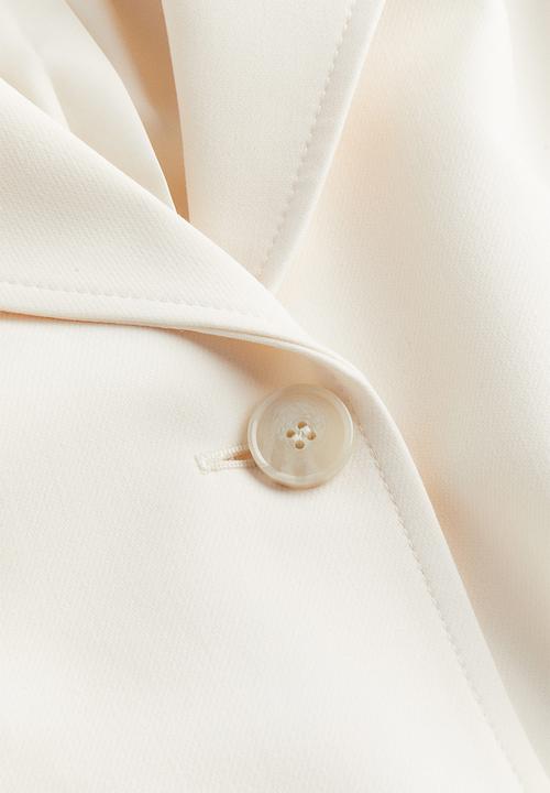 H&M - Single-breasted coat - cream