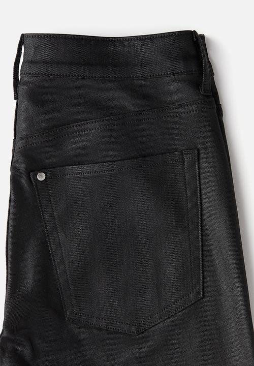 H&M - Bootcut high jeans - black