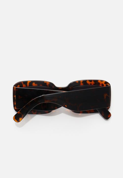 H&M - Rectangular sunglasses - brown tortoiseshell-patterned