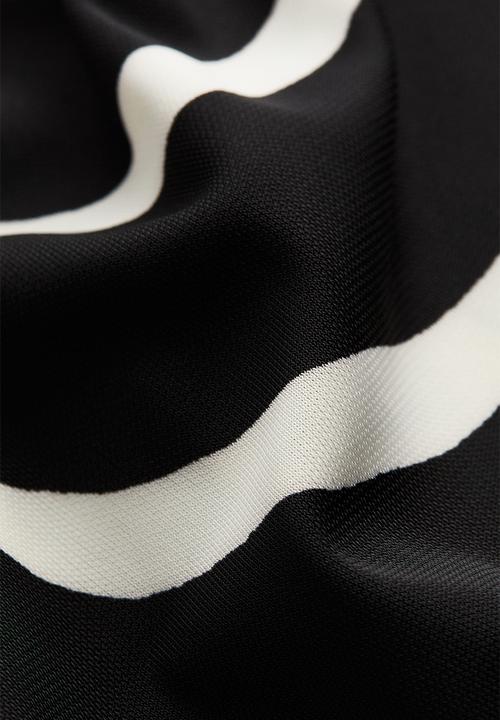 H&M - Draped cowl-neck dress - black