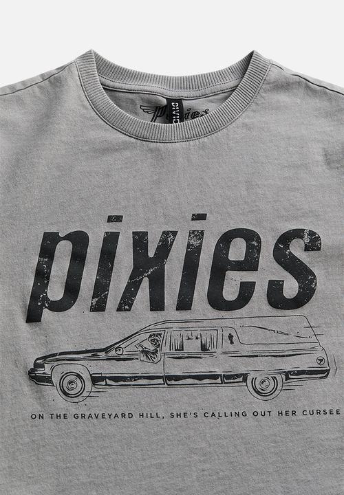 H&M - Printed T-shirt - grey/pixies