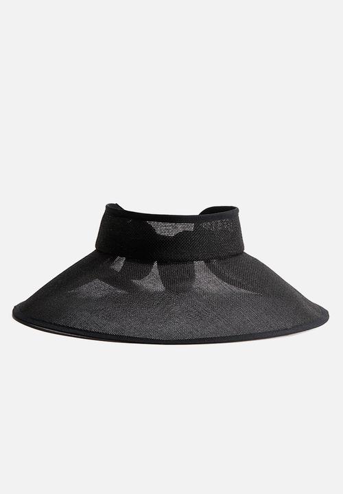 H&M - Straw sun visor - black