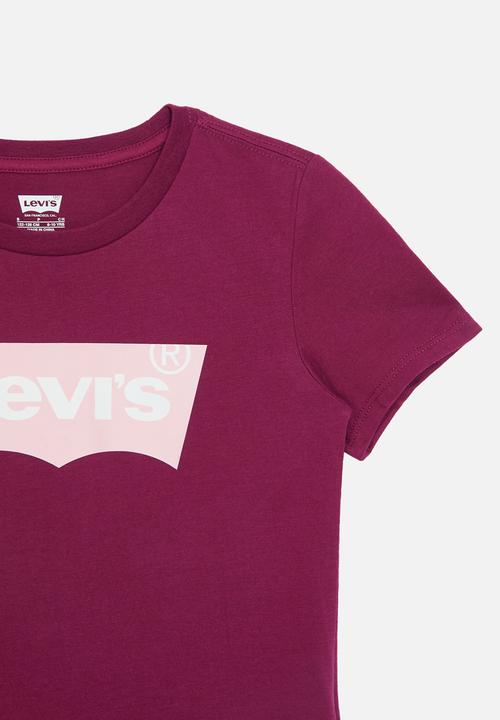 Levi’s® - Lvg batwing tee - classic red plum