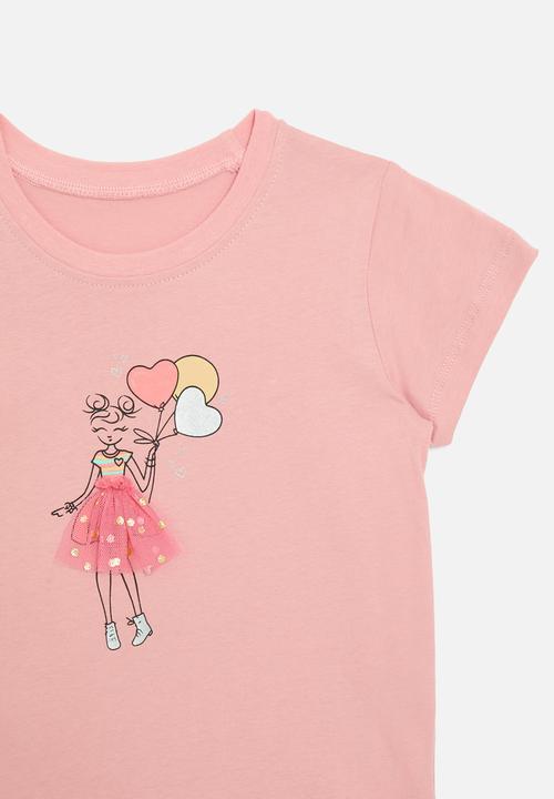 Pop Candy - Printed tee - pink