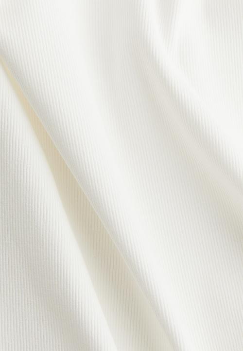 H&M - One-shoulder top - white
