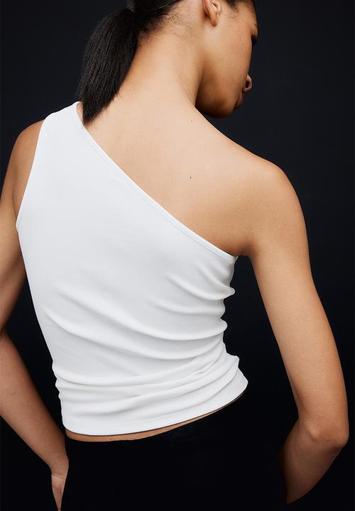 H&M - One-shoulder top - white