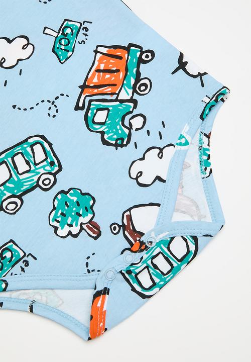 Pop Candy - Printed bodyvest - blue