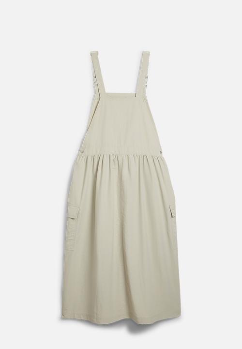 Downtown Dungaree Dress Wv - Desert Dust