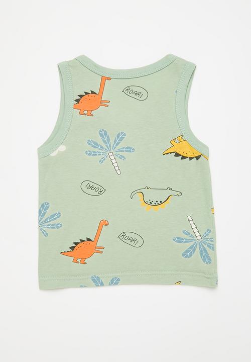 Pop Candy - Printed vest - green